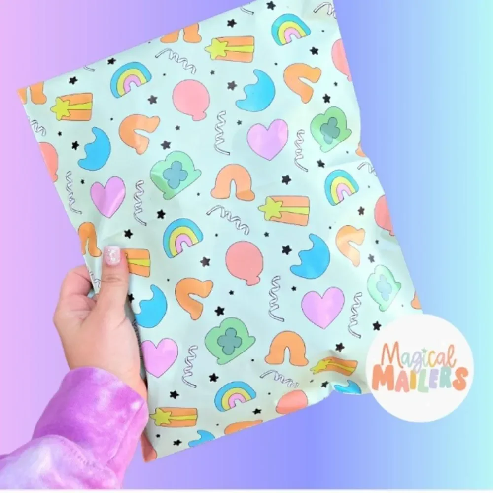 Poly Mailers 35 poly mailers 35 stickers different sizes